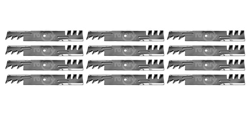 12 Pack Lawn Mower Blades Fits Hustler 797704 797712