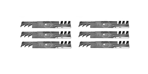 6 Pack Lawn Mower Blades Fits Hustler 797704 797712