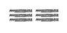 6 Pack Lawn Mower Blades Fits Hustler 797704 797712