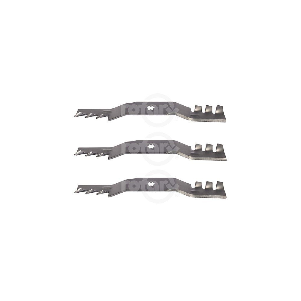 3 Pack Blades Fits MTD 942-04053-X 942-04053A 942-04053B 942-04053C