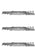 3PK Copperhead Mulching Blade 17 X 0.678" Fits John Deere GX20250 GX20819