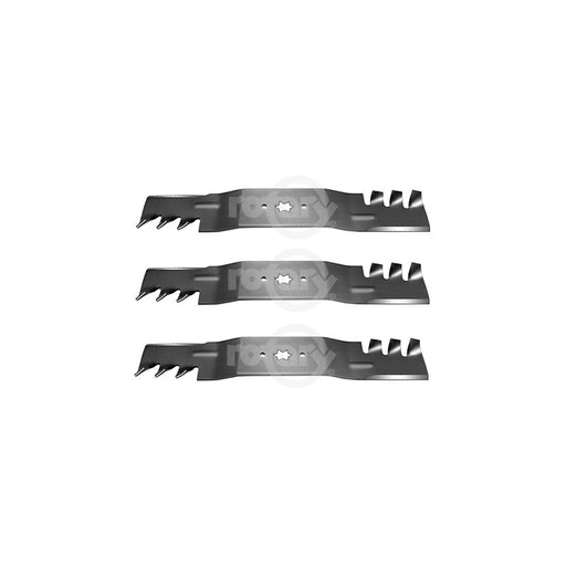 3 Pack Copperhead Mulching Blades Fits MTD 742-0677A 942-0677