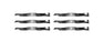 6 Pack Lawn Mower Blades Fits Kubota K5677-34340