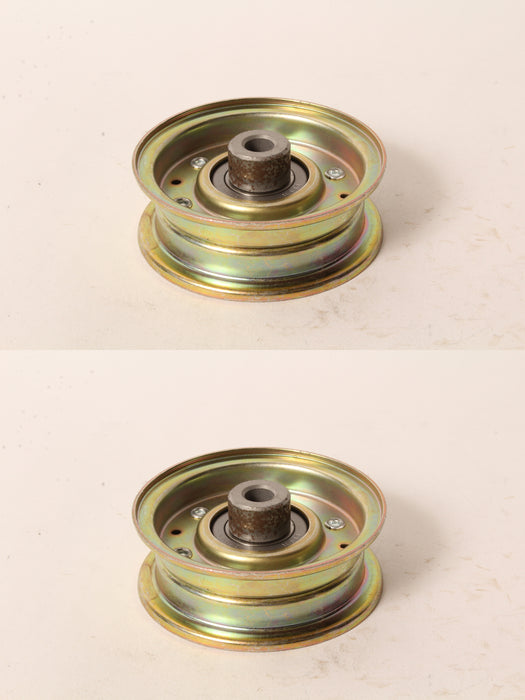 2 PK Genuine Exmark 130-8362 Flat Idler Pulley Metro HP Five Speed S 1-323285