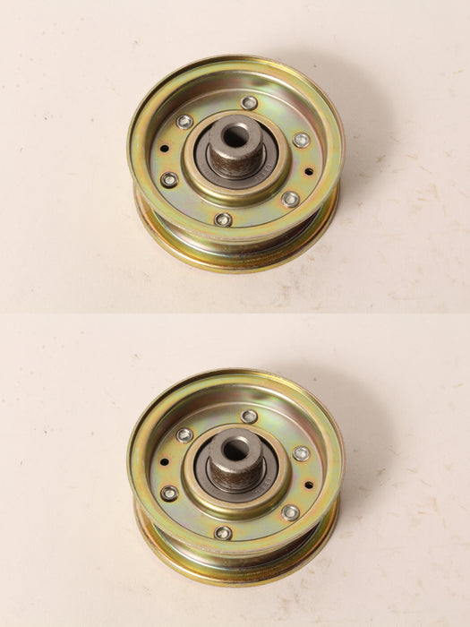 2 PK Genuine Exmark 130-8362 Flat Idler Pulley Metro HP Five Speed S 1-323285