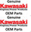 2 Pack Genuine Kawasaki 13008-0569 Piston Ring Set Fits FR FS FX 651V 691V 730V