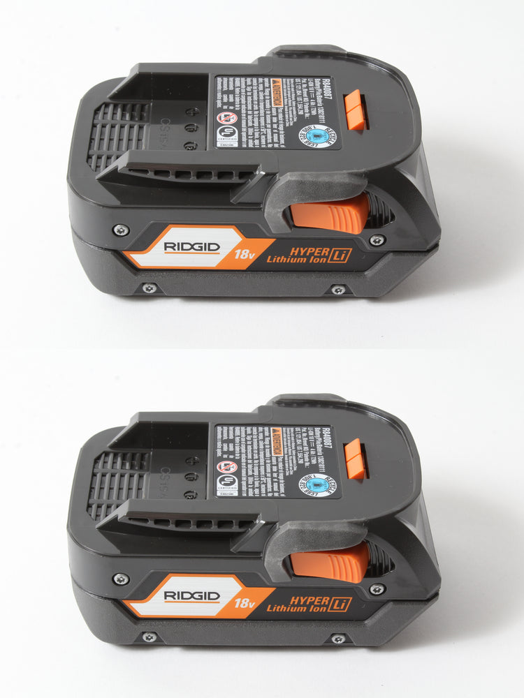 2 PK Genuine Ridgid 130218035 AC840087 18V 4.0Ah Hyper Lithium Ion Battery 20RM