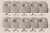 10 Pk Echo 13031306563 & 210417452730 Air Filter Cover & Wing Stud Bolt OEM
