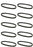 10 PK Rotary 13047 Torque Converter Belt Fits Comet 203581A 3/4" x 30-1/4"