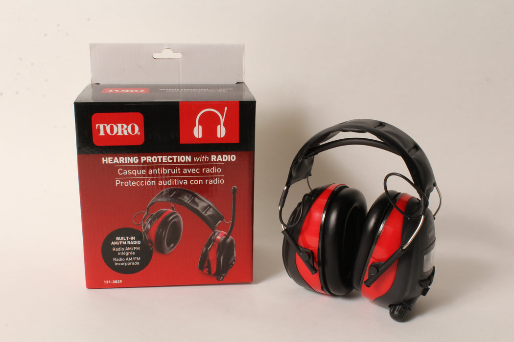 Genuine Toro 131-3829 Hearing Protection Ear Muffs with Built In AM FM Radio