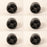 6 PK Deck Roller Fits Grasshopper 426122 52" 61" 72" 3" OD 5/8" ID 2" Width