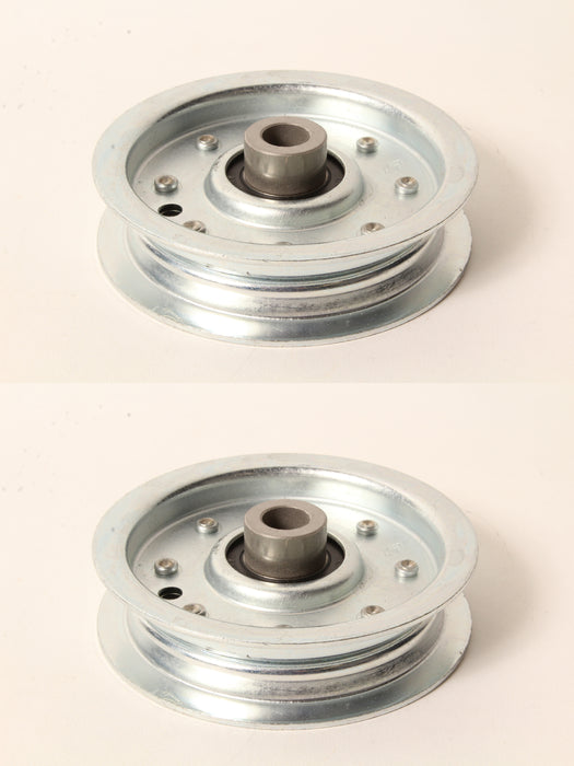 2 PK 4-1/4" Flat Idler Pulley Fits Dixie Chopper 200239 LT Series 1/2" ID