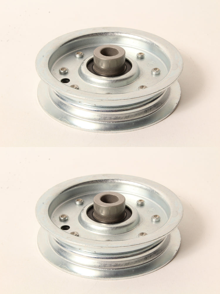 2 PK 4-1/4" Flat Idler Pulley Fits Dixie Chopper 200239 LT Series 1/2" ID