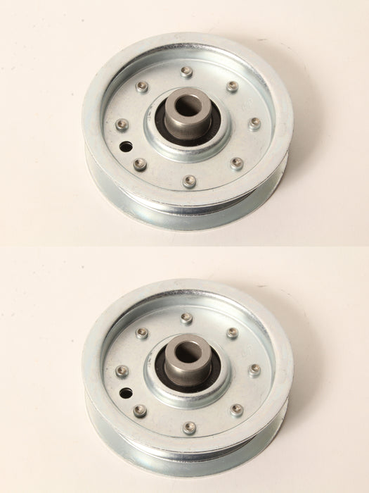 2 PK 4-1/4" Flat Idler Pulley Fits Dixie Chopper 200239 LT Series 1/2" ID