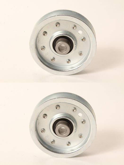 2 PK 4-1/4" Flat Idler Pulley Fits Dixie Chopper 200239 LT Series 1/2" ID