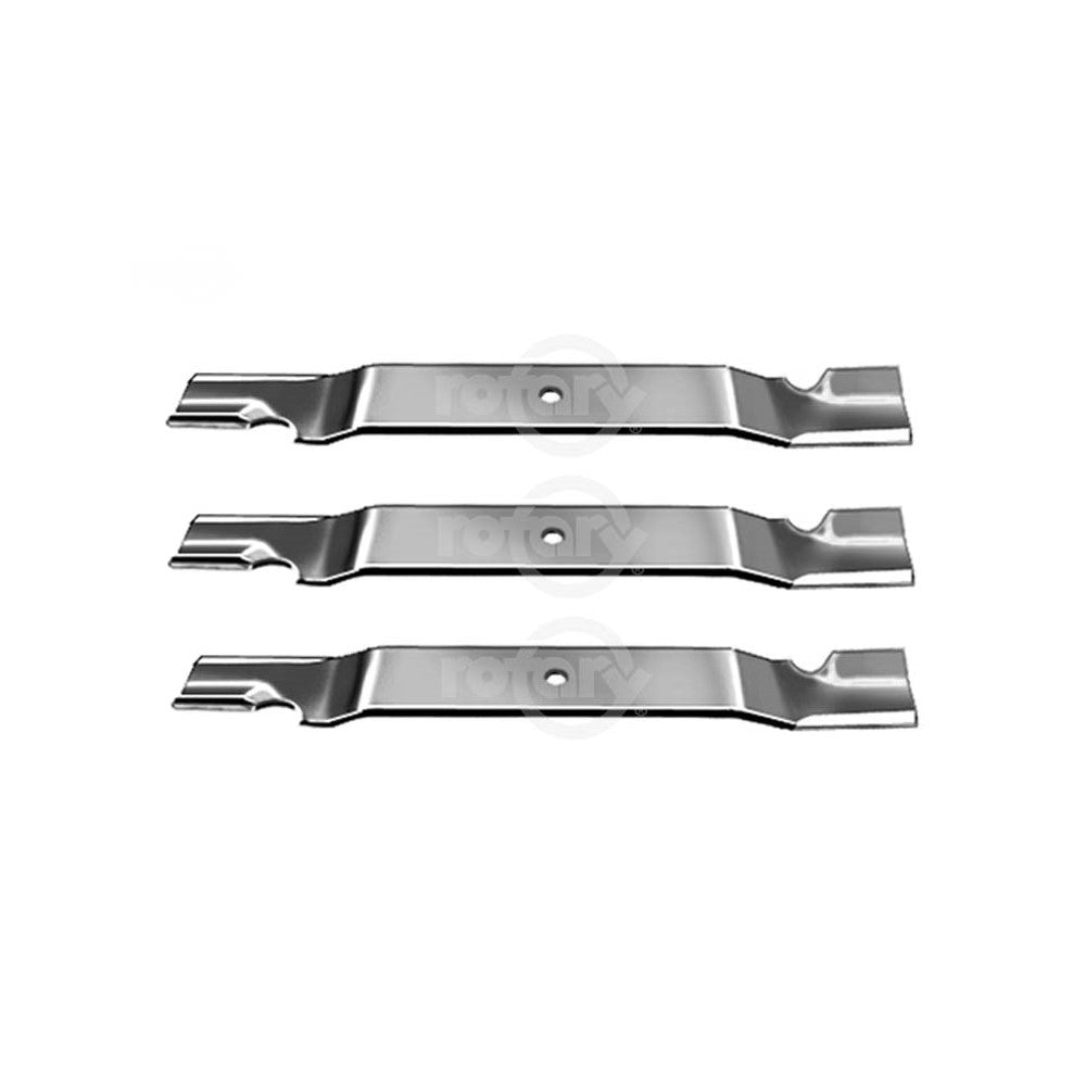 3 Pack Notched Lift Lawn Mower Blades Fits Grasshopper 320245