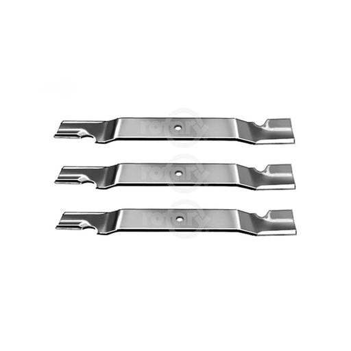 3 Pack Notched Lift Lawn Mower Blades Fits Grasshopper 320245