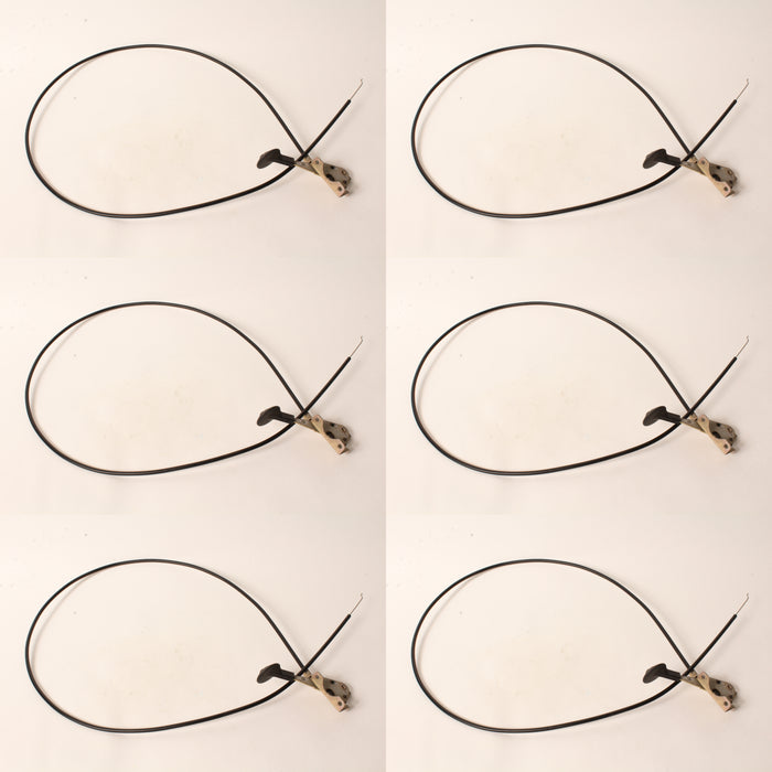 6 PK Choke Control Cable Fits Exmark 109-8167 51-3/4"