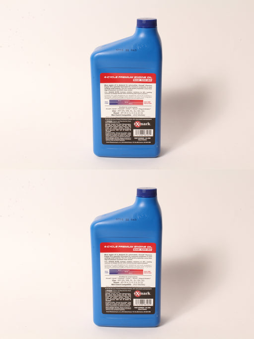 2 PK Genuine Exmark 135-2568 10W-50 Full Synthetic Oil 1 Quart Bottle