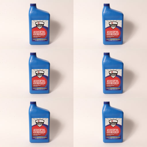 6 PK Genuine Exmark 135-2568 10W-50 Full Synthetic Oil 1 Quart Bottle