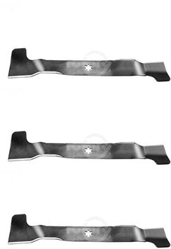 3 Pack Blade 19" X 6 Point Star Fits Husqvarna