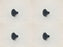 4 PK Genuine Toro 136-7182 Oval Countersunk Screw Fits Select Snow Blowers