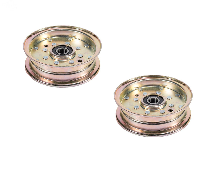 2 Pack Flat Idler Pulley Fits Exmark Toro 126-9197 99-8912 5-3/4" OD 11/16" ID