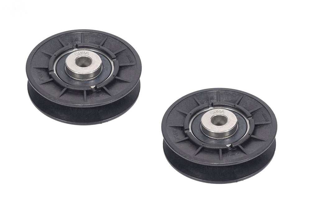 2 V Idler Pulleys For Stiga 1134-9027-01 1134-9027-02 1134-1794-01 1134-2989-02