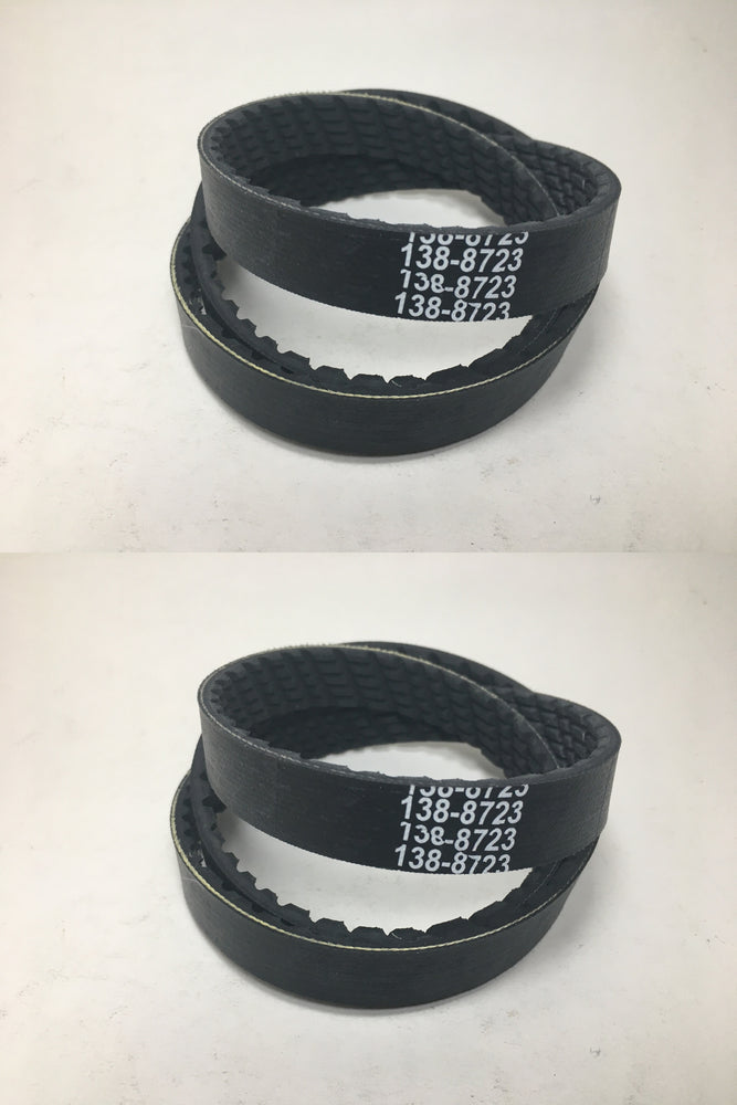 2 Genuine Toro 138-8723 Poly Auger V-Belts 38752 38753 38754 38755 38756 38757