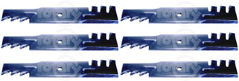 6 Pack Blade 16-1/2" X 5/8" X 3" X .240 Fits Scag
