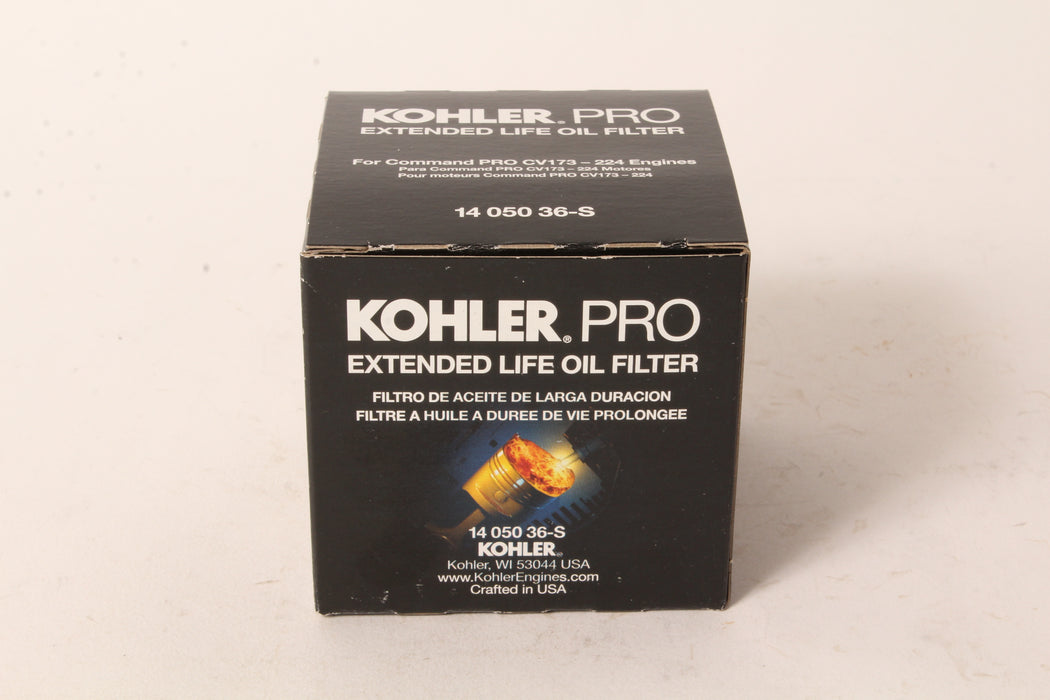 Genuine Kohler 14-050-36-S Oil Filter Fits CV173 CV200 CV224 OEM 14-050-33-S