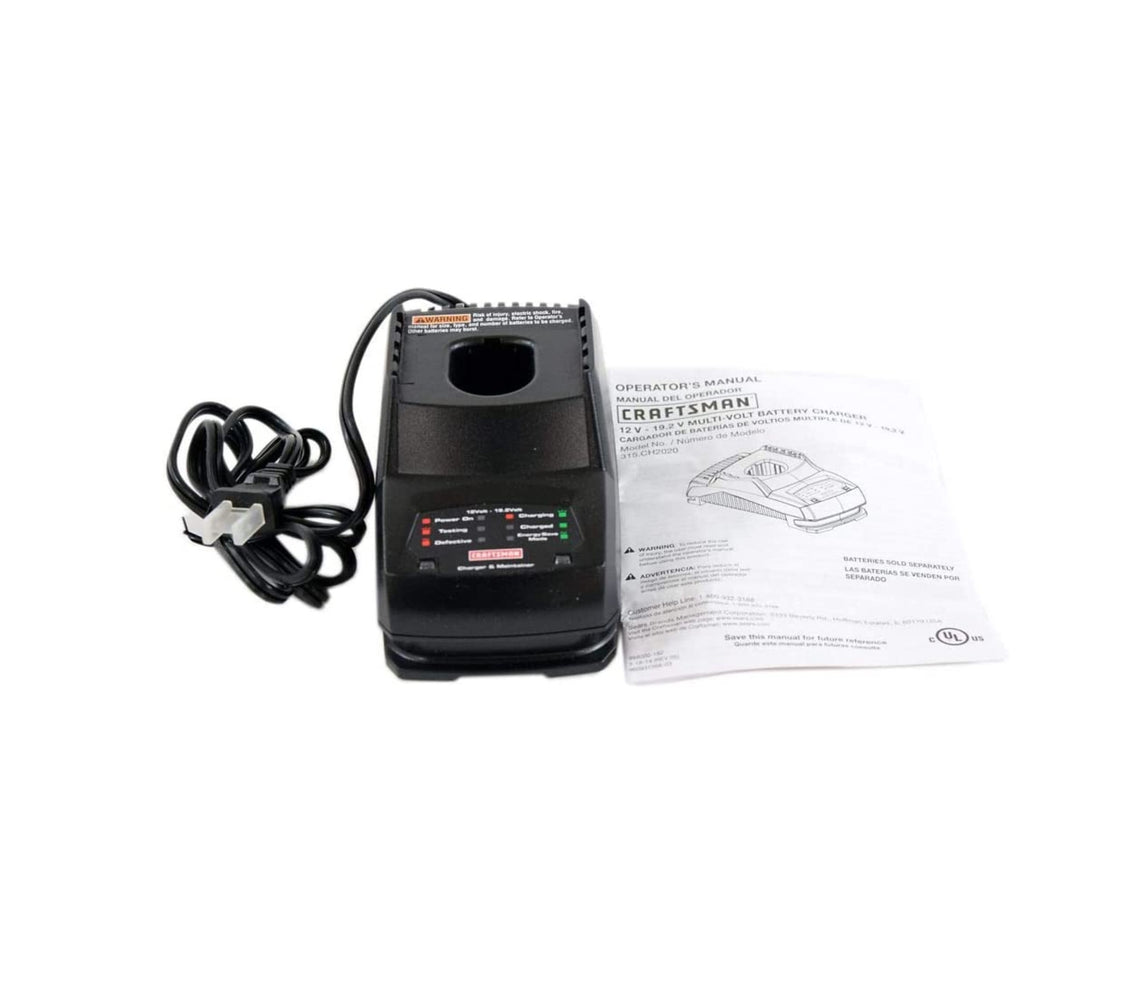 Craftsman 140155008 12V-19.2V Dual Chem Multi-Volt Battery Charger 315.CH2020