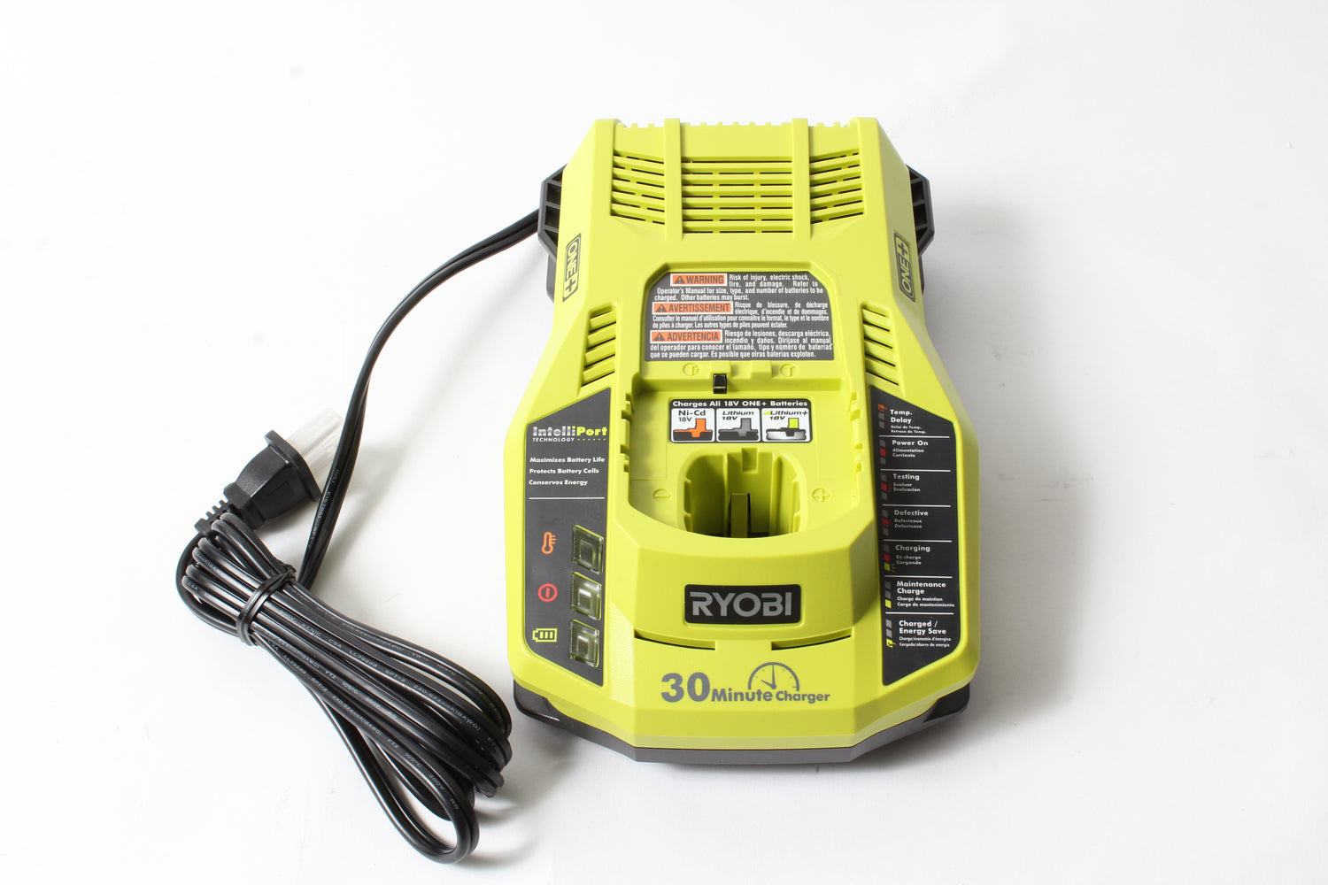 Genuine Ryobi 140173019 Dual-Chemistry Ni-Cd & Li-Ion 18V Pod Battery Charger