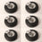 6 PK Pneumatic Caster Wheel Fits Hustler 605113 11x4.00x5 Smooth Tread 3/4" ID