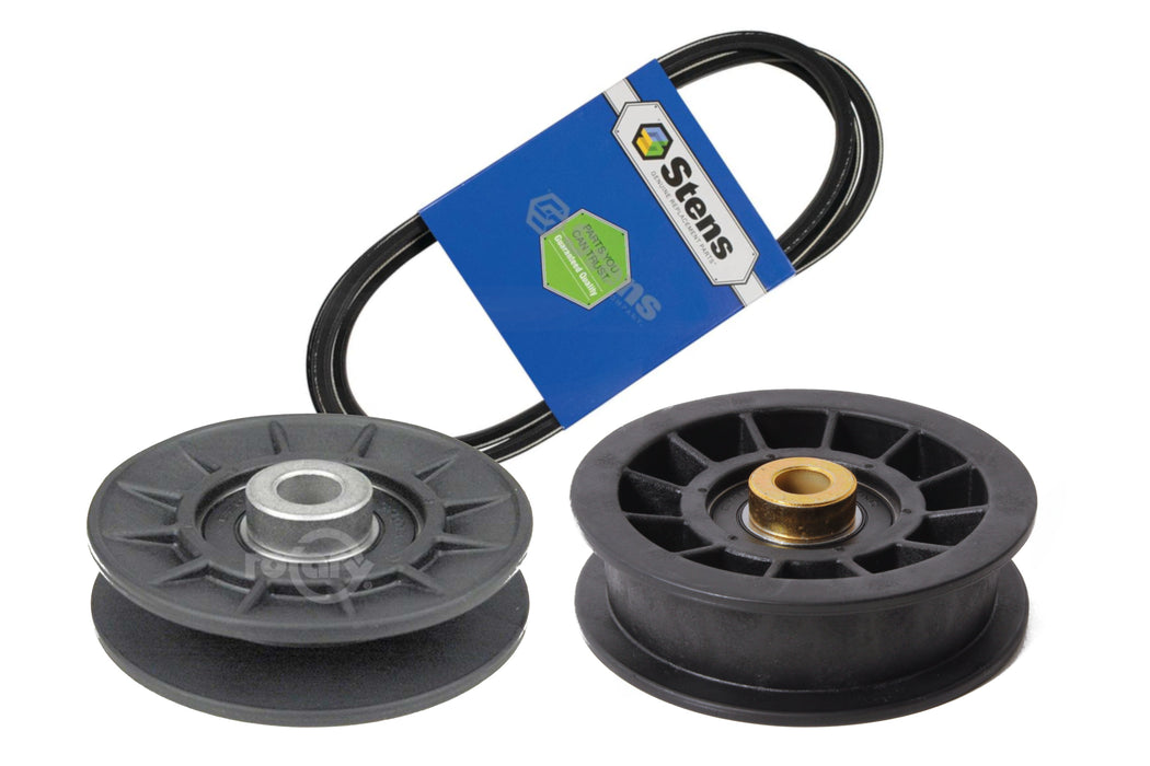 Idler Pulley & Belt Kit For LX255 LX266 LX277 LX279 LX288 AM115459 AM115460