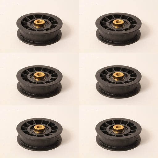 6 PK Flat Idler Pulley For John Deere AM115459 LX172 LX178 LX277 LX288 Z225 Z245