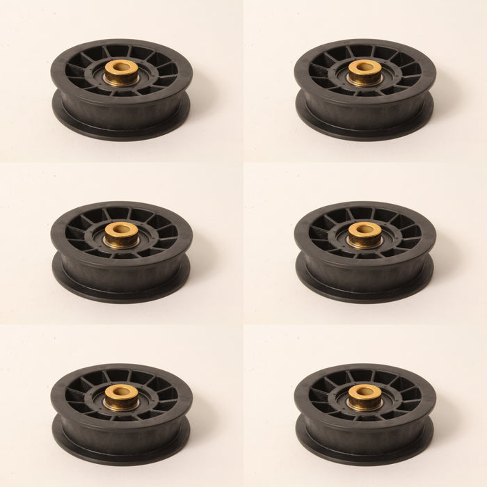 6 PK Flat Idler Pulley For John Deere AM115459 LX172 LX178 LX277 LX288 Z225 Z245