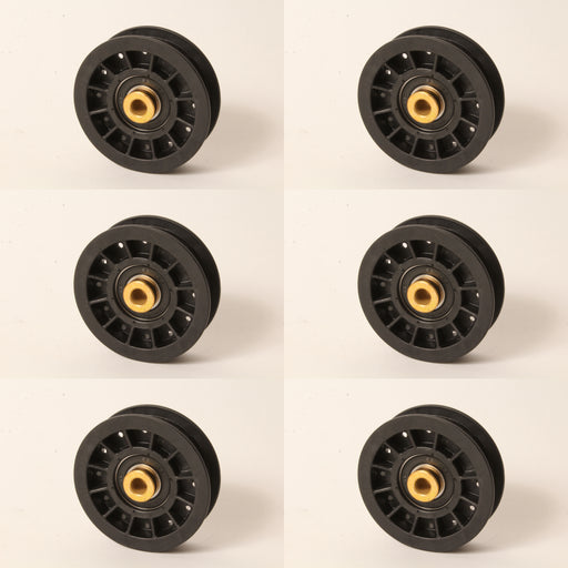 6 PK Flat Idler Pulley For John Deere AM115459 LX172 LX178 LX277 LX288 Z225 Z245