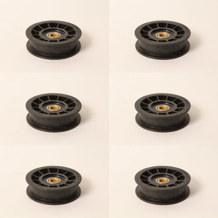 6 PK Flat Idler Pulley For John Deere AM115459 LX172 LX178 LX277 LX288 Z225 Z245