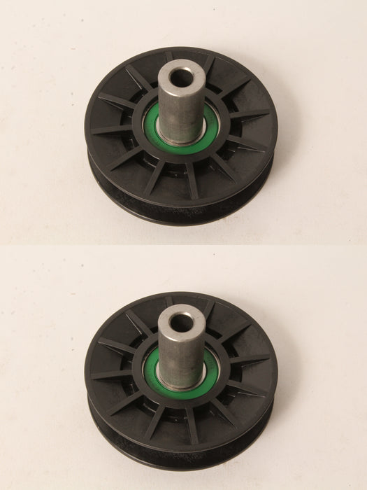 2 PK Hydro Drive V-Idler Pulley Fits Husqvarna 532407287 LT2213A LT2217A LZ11577