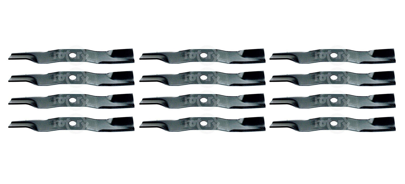 12 Pack Lawn Mower Blades Fits Kubota K5647-34330 K5647-34340 K5668-34350