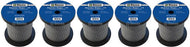 5 PK Stens 146-001 Solid Braid Starter Rope 100' Spool Dia 3/32"