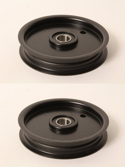 2 PK Flat Idler Pulley Fits Hustler 786848 4/4-1/2" OD 0.6250" ID