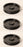 3 PK Flat Idler Pulley Fits Hustler 786848 4/4-1/2" OD 0.6250" ID
