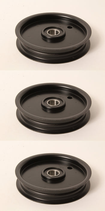 3 PK Flat Idler Pulley Fits Hustler 786848 4/4-1/2" OD 0.6250" ID