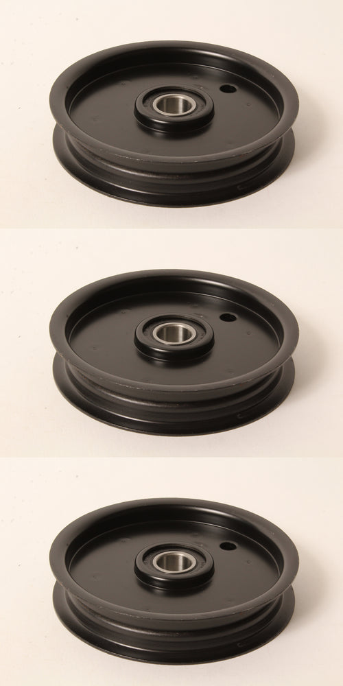 3 PK Flat Idler Pulley Fits Hustler 786848 4/4-1/2" OD 0.6250" ID