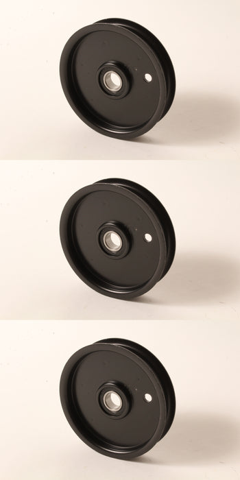 3 PK Flat Idler Pulley Fits Hustler 786848 4/4-1/2" OD 0.6250" ID