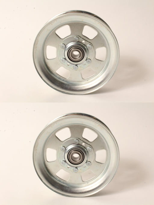 2 PK Idler Pulley Fits Ferris 5102678 5104716YP Bad Boy 033-8050-00 6-1/4" 1/2"