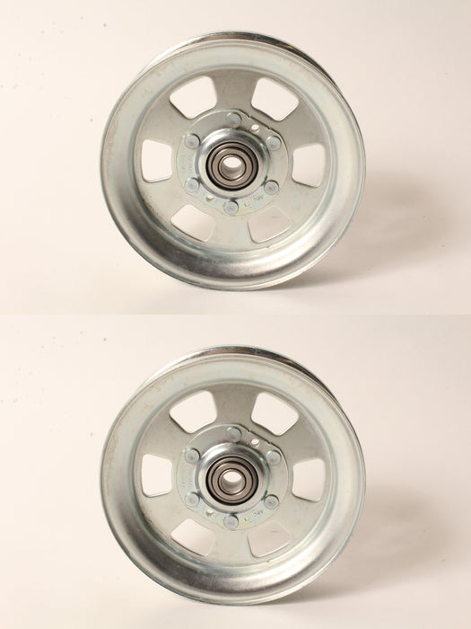 2 PK Idler Pulley Fits Ferris 5102678 5104716YP Bad Boy 033-8050-00 6-1/4" 1/2"