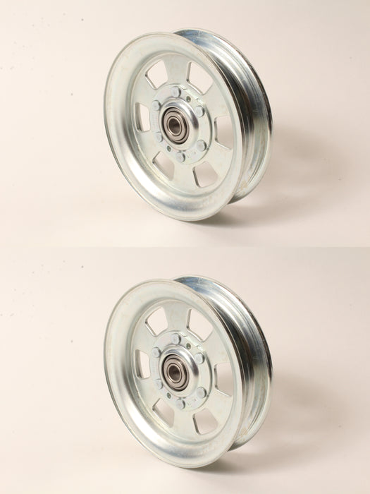 2 PK Idler Pulley Fits Ferris 5102678 5104716YP Bad Boy 033-8050-00 6-1/4" 1/2"